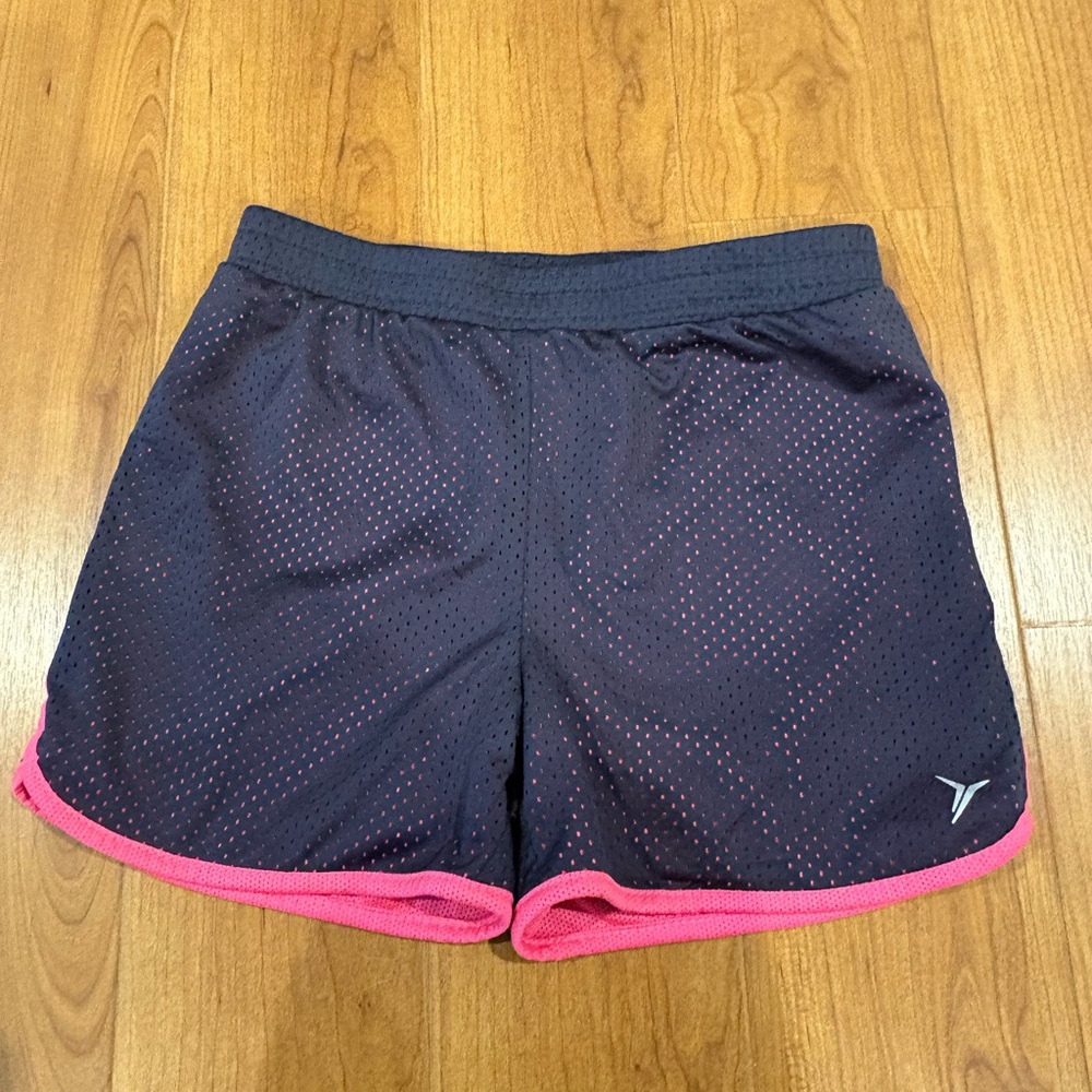 Old Navy Kids Black and Pink Shorts